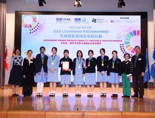 OVERALL CHAMPION at UNESCO ESD Learning Programme